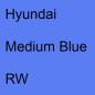 Preview: Hyundai, Medium Blue, RW.